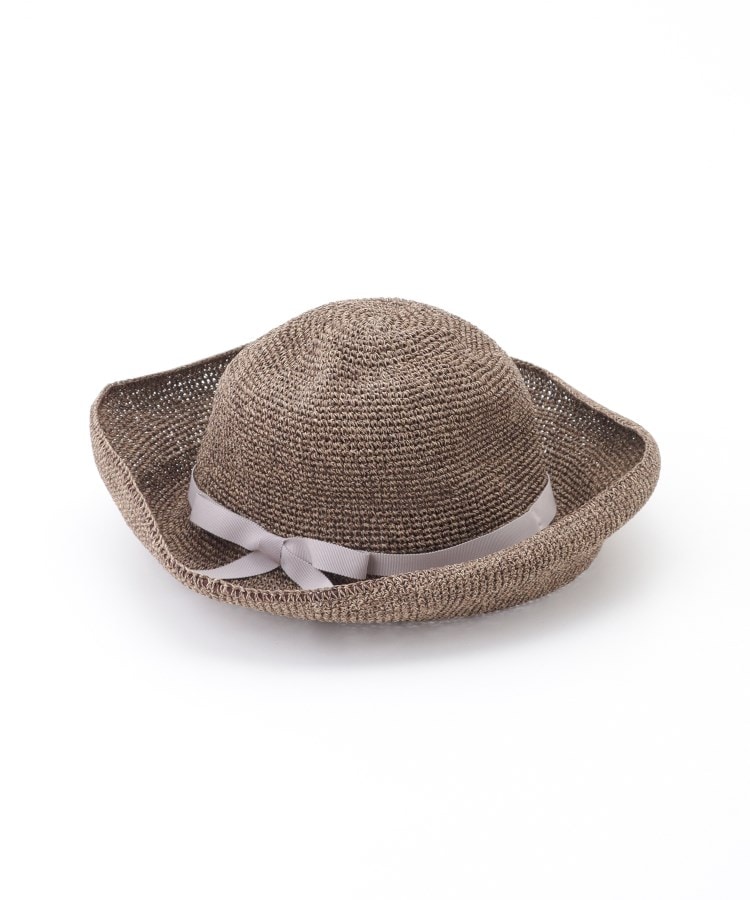 オフプライスストア(ファッショングッズ)(OFF PRICE STORE(Fashion Goods))のshesay（シセイ） リボン付き透かし編み帽2