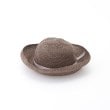 オフプライスストア(ファッショングッズ)(OFF PRICE STORE(Fashion Goods))のshesay（シセイ） リボン付き透かし編み帽 ブラウン(043)