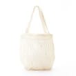 オフプライスストア(ファッショングッズ)(OFF PRICE STORE(Fashion Goods))のshesay（シセイ） 花モチーフ編みバッグ ホワイト(001)