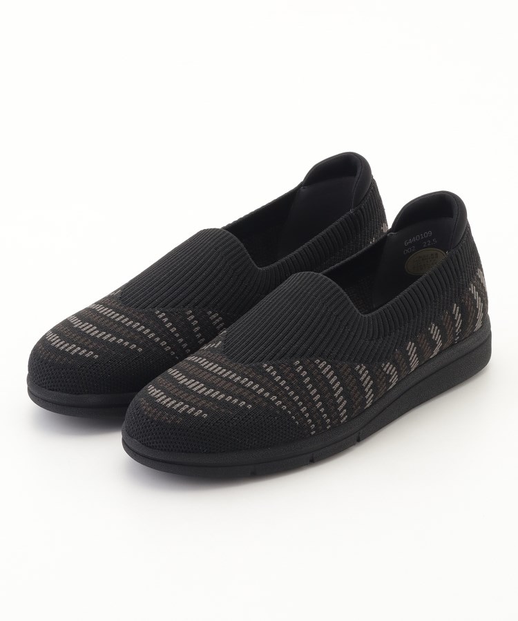 オフプライスストア(ファッショングッズ)(OFF PRICE STORE(Fashion Goods))のANYO（エーエヌワイオー） ニットスリッポンスニーカー【SALE/セール/カジュアル/デイリー/トレンド】 ブラック(017)