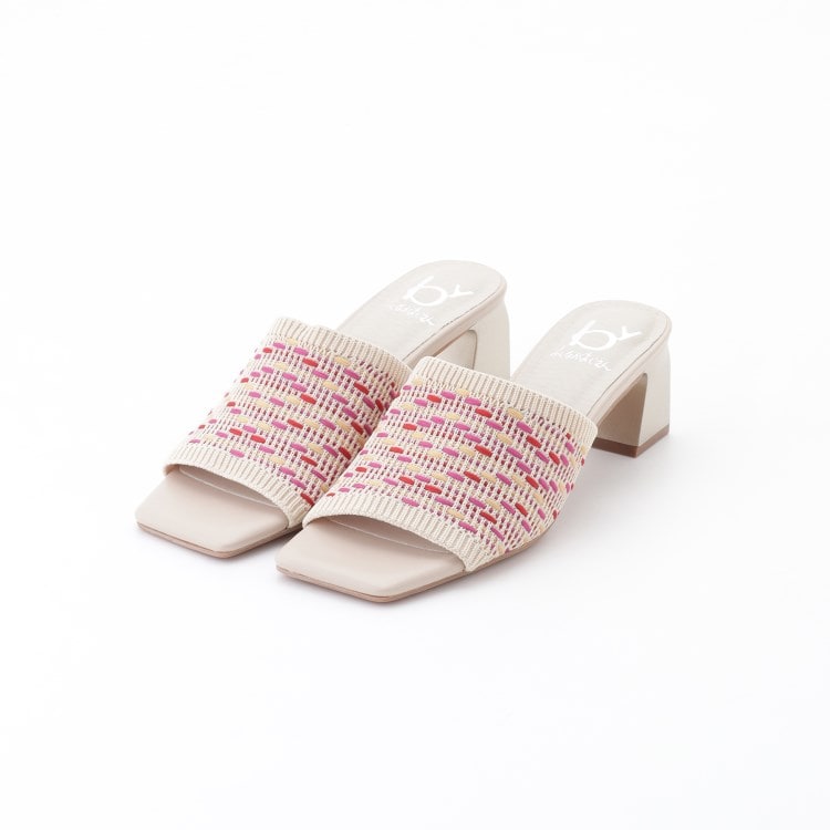 オフプライスストア(ファッショングッズ)(OFF PRICE STORE(Fashion Goods))のｂｙあしながおじさん（バイアシナガオジサン） スクエアトゥニットサンダル【SALE/セール/オフプライス/カジュアル/デイリー/トレンド】 サンダル・ミュール