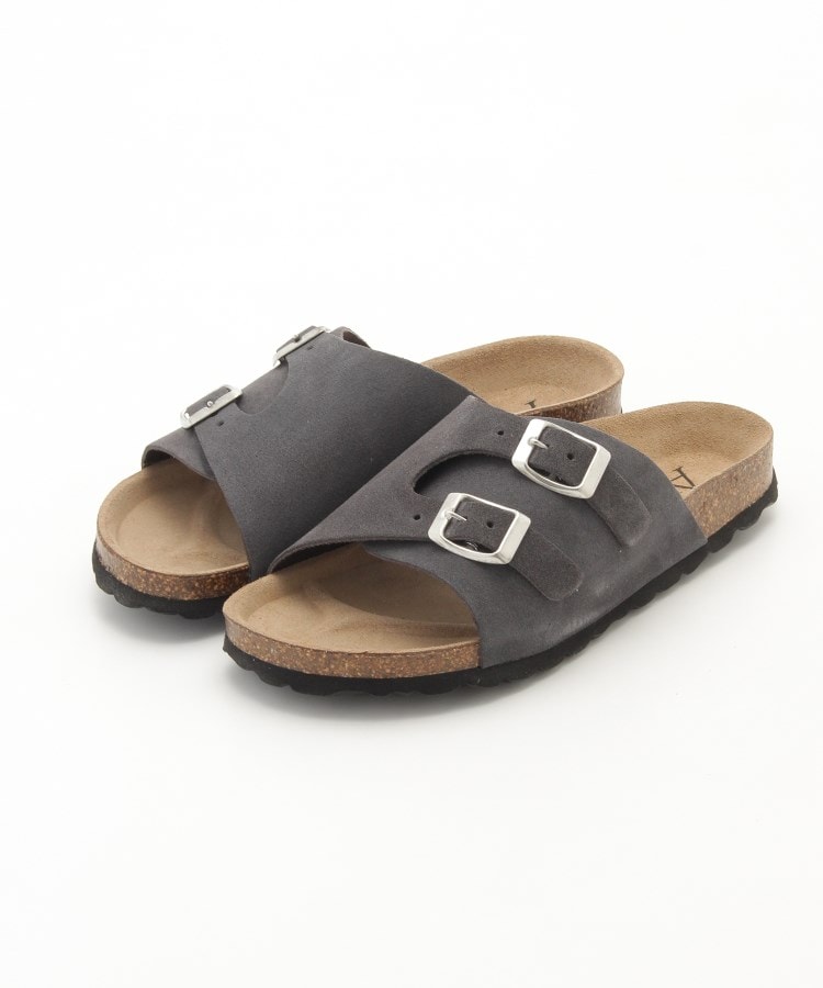 オフプライスストア(ファッショングッズ)(OFF PRICE STORE(Fashion Goods))のcoen（コーエン） AUTENTI(オーテンティ)ストラップサンダル【SALE/セール/カジュアル/デイリー/トレンド】 チャコールグレー(013)
