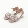 オフプライスストア(ファッショングッズ)(OFF PRICE STORE(Fashion Goods))のdtr doughter by MUUM（ディーティーアール ドーターバイムーム） ツイードサンダル パープル(081)