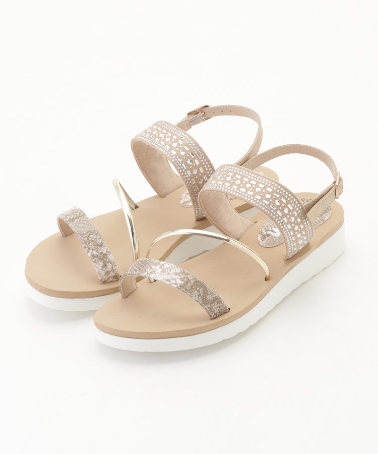 オフプライスストア(ファッショングッズ)(OFF PRICE STORE(Fashion Goods))のMUUM (ムーム） ビジューストラップサンダル1