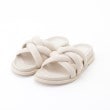 オフプライスストア(ファッショングッズ)(OFF PRICE STORE(Fashion Goods))のHeart Action（ハートアクション） クロスベルトフラットサンダル【SALE/セール/カジュアル/デイリー/トレンド/スポーティースタイル】 オフホワイト(003)
