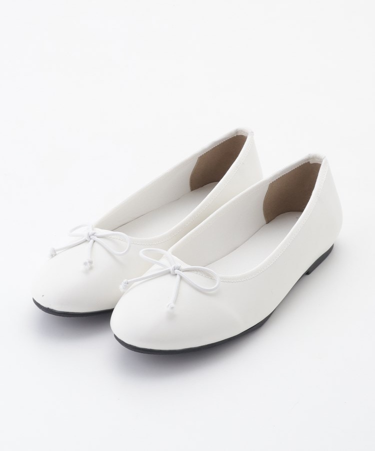 オフプライスストア(ファッショングッズ)(OFF PRICE STORE(Fashion Goods))のsoar（ソア） リボンパンプス ホワイト(001)
