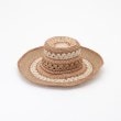 オフプライスストア(ファッショングッズ)(OFF PRICE STORE(Fashion Goods))のSHIGEMATSU（シゲマツ） ペーパーブレード透かし編みつば広ハット1