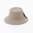 オフプライスストア(ファッショングッズ)(OFF PRICE STORE(Fashion Goods))のSHIGEMATSU（シゲマツ） サイズ調整可ペーパーブレードリボンハット ベージュ(012)