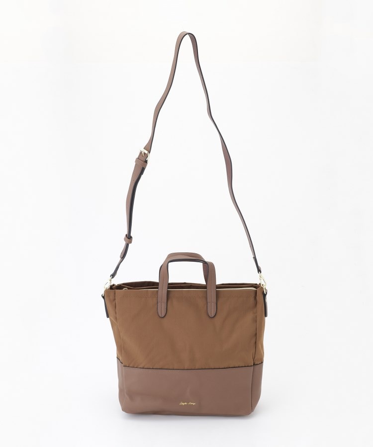 オフプライスストア(ファッショングッズ)(OFF PRICE STORE(Fashion Goods))のLegato Largo（レガートラルゴ） はっ水加工2WAYトートバッグ キャメル(051)
