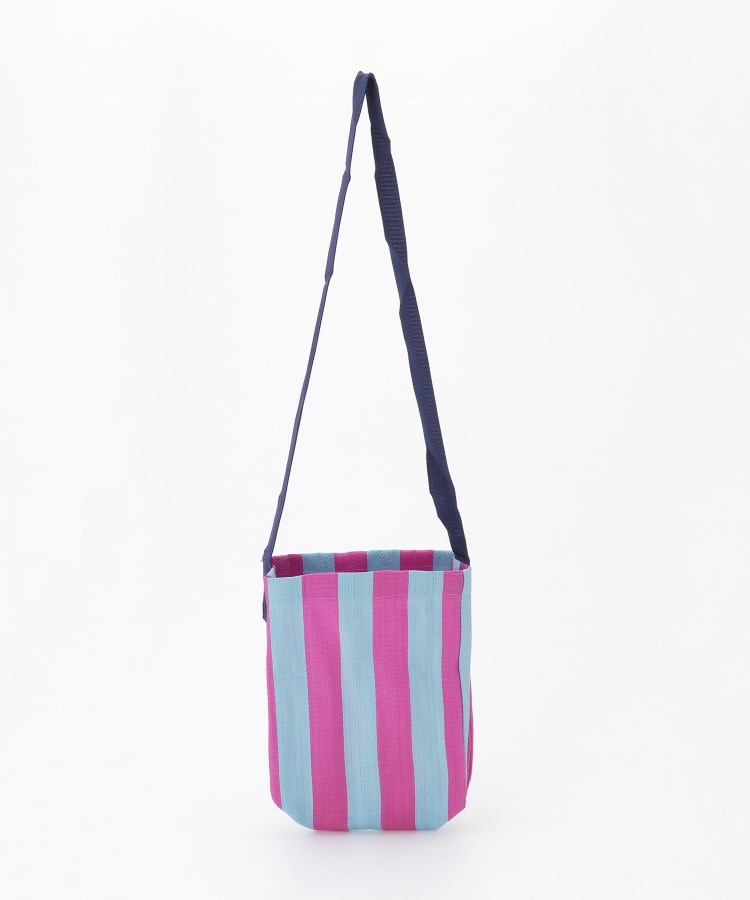 オフプライスストア(ファッショングッズ)(OFF PRICE STORE(Fashion Goods))のUNICOM（ユニコン） Sholder mini bag stripe PK ピンク×ブルー(071)