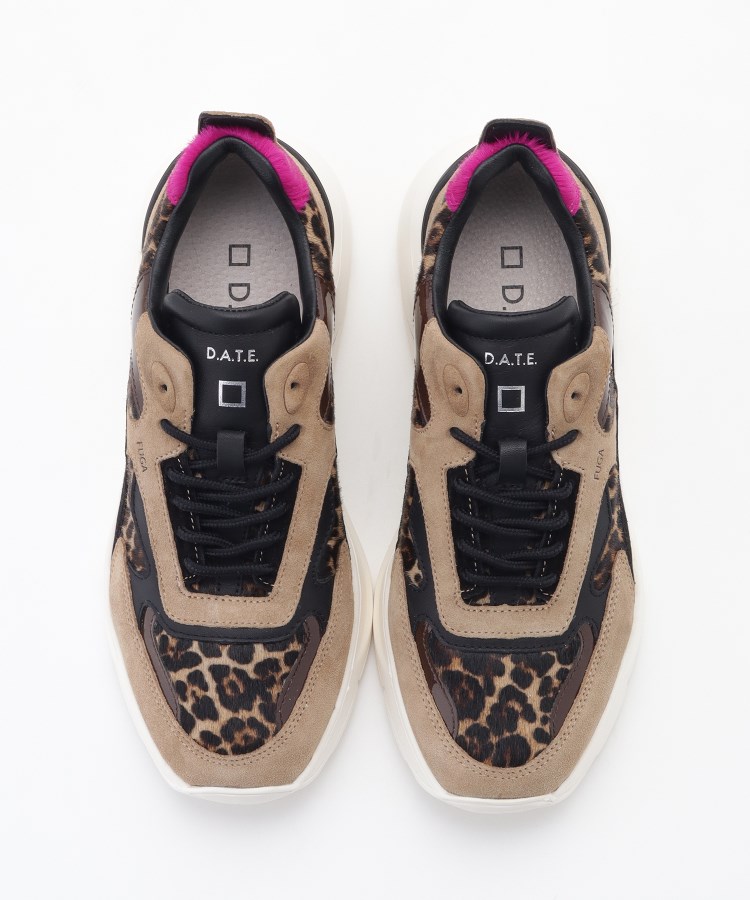 D.A.T.E.(デイト) FUGA PONY LEOPARD BLACK(スニーカー D.A.T.E.(デイト) FUGA PONY LEOPARD BLACK(スニーカー