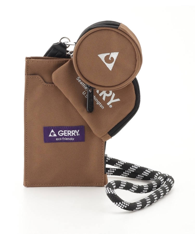 オフプライスストア(ファッショングッズ)(OFF PRICE STORE(Fashion Goods))のGERRY（ジェリー） 3連ポーチショルダーバッグ ブラウン(043)