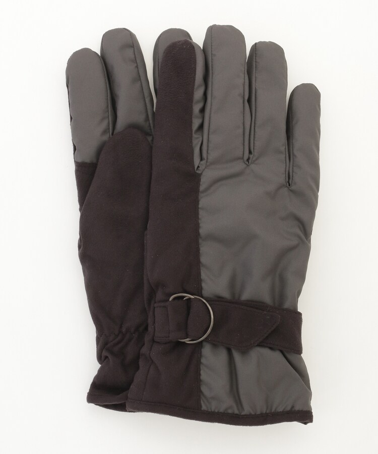 オフプライスストア(ファッショングッズ)(OFF PRICE STORE(Fashion Goods))のトモクニ ベルト付き手袋 グレー(012)