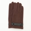 オフプライスストア(ファッショングッズ)(OFF PRICE STORE(Fashion Goods))のトモクニ レザー調ベルト付き手袋 モカブラウン(042)