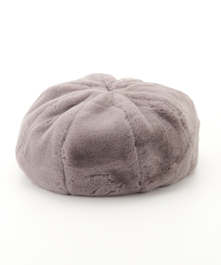 オフプライスストア(ファッショングッズ)(OFF PRICE STORE(Fashion Goods))のSHIGEMATSU（シゲマツ） フェイクファーベレー帽 グレー(014)
