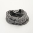 オフプライスストア(ファッショングッズ)(OFF PRICE STORE(Fashion Goods))のSHIGEMATSU（シゲマツ） らせん編みスヌード グレー(012)