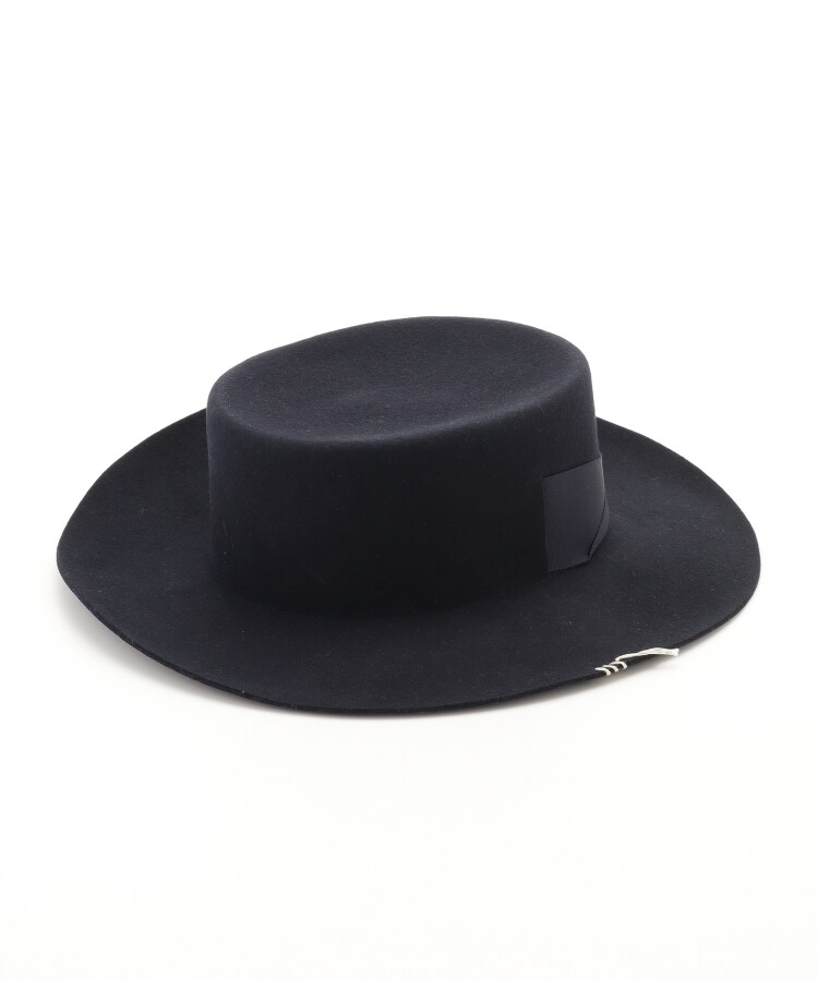 オフプライスストア(ファッショングッズ)(OFF PRICE STORE(Fashion Goods))のHUNTISM（ハンティズム） リボン飾り付きハット ネイビー(093)