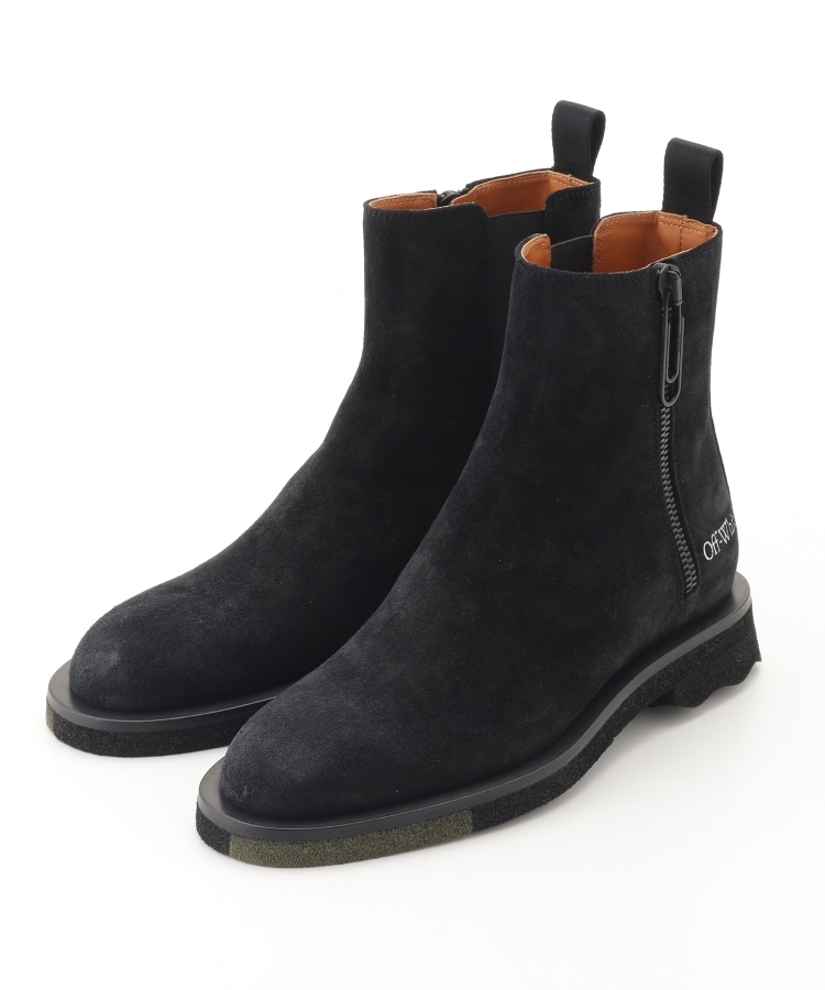 オフプライスストア(ファッショングッズ)(OFF PRICE STORE(Fashion Goods))のOFF-WHITE™(オフ-ホワイト) SPONGE ANKLEBOOT ブラック(019)
