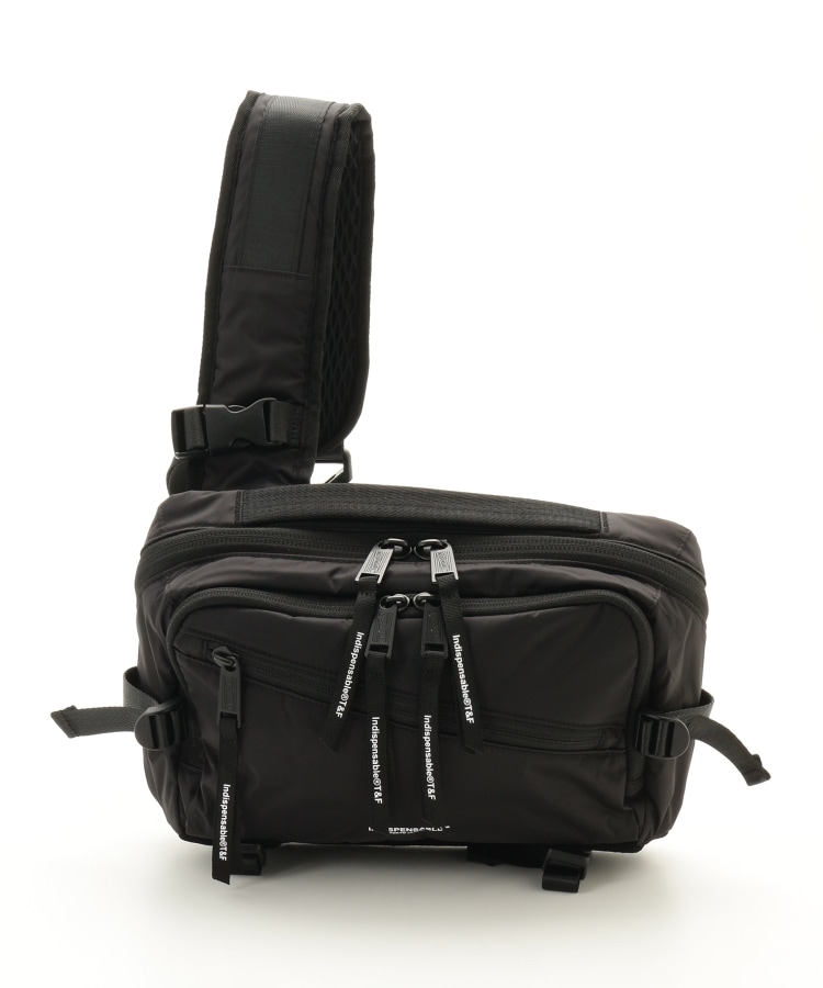オフプライスストア(ファッショングッズ)(OFF PRICE STORE(Fashion Goods))のINDISPENSABLE(インディスペンサブル） 多機能ボディバッグ ブラック(019)