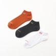 オフプライスストア(ファッショングッズ)(OFF PRICE STORE(Fashion Goods))のFRUIT OF THE LOOM（フルーツ オブ ザ ルーム） 3PAIR　フルーツロゴ刺繍アンクルソックス1