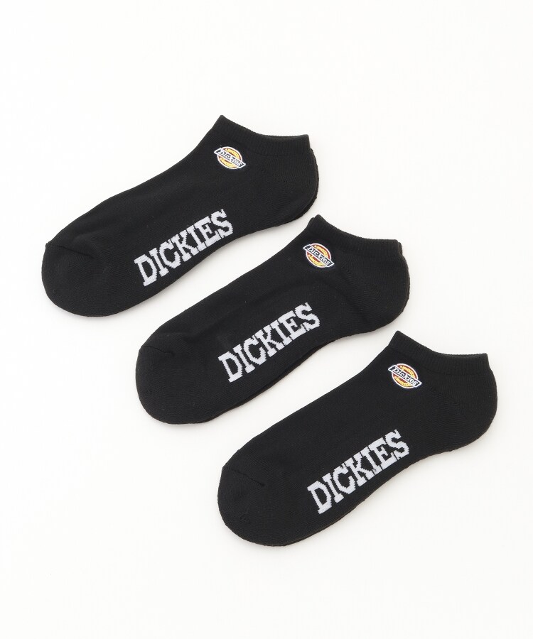 オフプライスストア(ファッショングッズ)(OFF PRICE STORE(Fashion Goods))のDickies（ディッキーズ） 3PAIRS　PACK　ロゴ刺繍アンクルソックス1