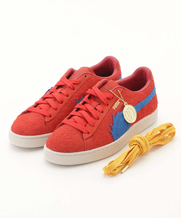 オフプライスストア(ファッショングッズ)(OFF PRICE STORE(Fashion Goods))のPUMA（プーマ） SUEDE ONE PIECEスニーカー【SALE/セール/カジュアル/デイリー/トレンド/ストリート/スポーティースタイル】 レッド(999)