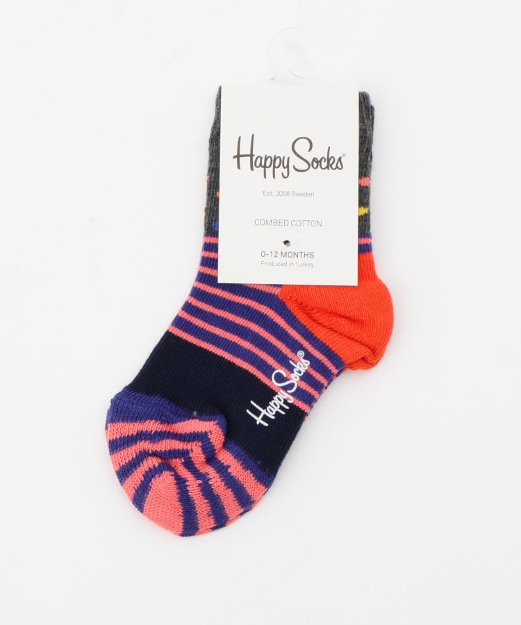 オフプライスストア(ファッショングッズ)(OFF PRICE STORE(Fashion Goods))のHappy Socks ドット×ボーダー柄ソックス2