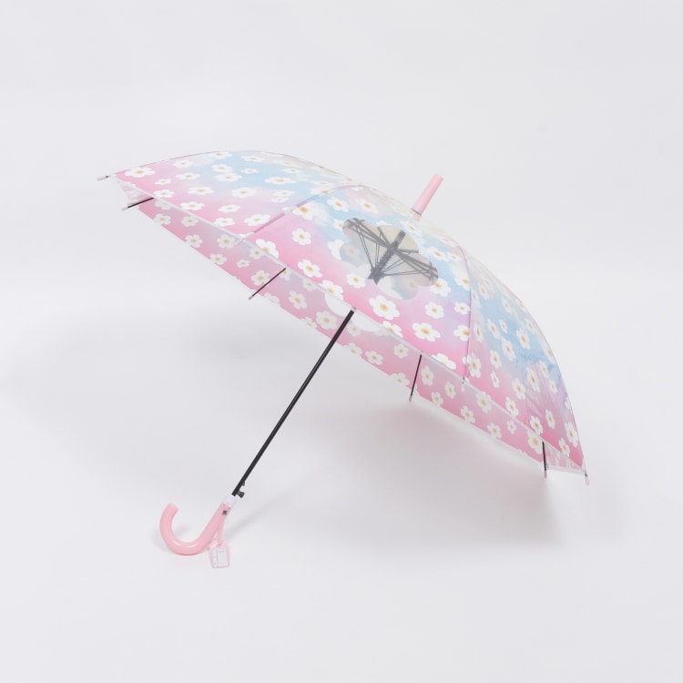 オフプライスストア(ファッショングッズ)(OFF PRICE STORE(Fashion Goods))のTNノムラ（ティ・エヌ・ノムラ） ウインドウ付きアンブレラ（ファンシーフラワー） 長傘