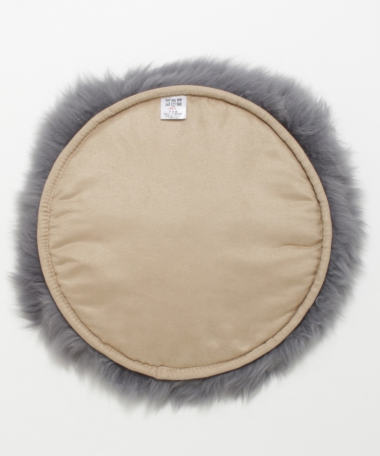 オフプライスストア(ファッショングッズ)(OFF PRICE STORE(Fashion Goods))のSheep House（シープハウス） 円形長毛クッション2