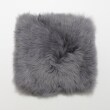 オフプライスストア(ファッショングッズ)(OFF PRICE STORE(Fashion Goods))のSheep House（シープハウス） 長毛クッション ダークグレー(014)