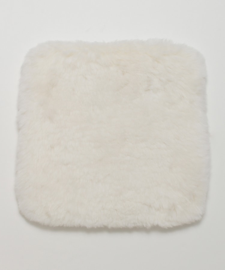 オフプライスストア(ファッショングッズ)(OFF PRICE STORE(Fashion Goods))のSheep House（シープハウス） 35mm無地クッション ホワイト(001)