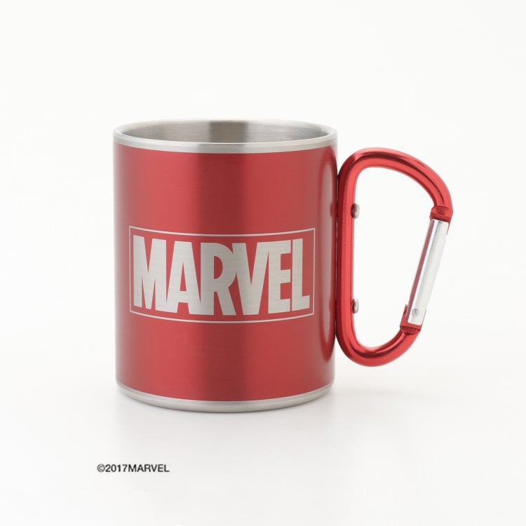 オフプライスストア(ファッショングッズ)(OFF PRICE STORE(Fashion Goods))のMARVEL COLLECTION（マーベルコレクション） カラビナマグ　マーベルロゴ グラス・マグ・タンブラー
