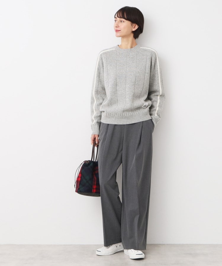 デッサン（ユニセックス）(Dessin(UNISEX))の【ユニセックス・ハミルトンラムズウール】ライン入りニット（XS～L）7