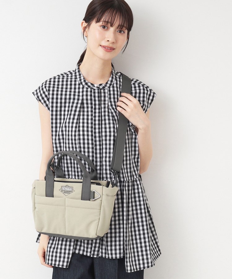 デッサン（ユニセックス）(Dessin(UNISEX))の【軽量】2WAYナイロントート ライトベージュ(051)