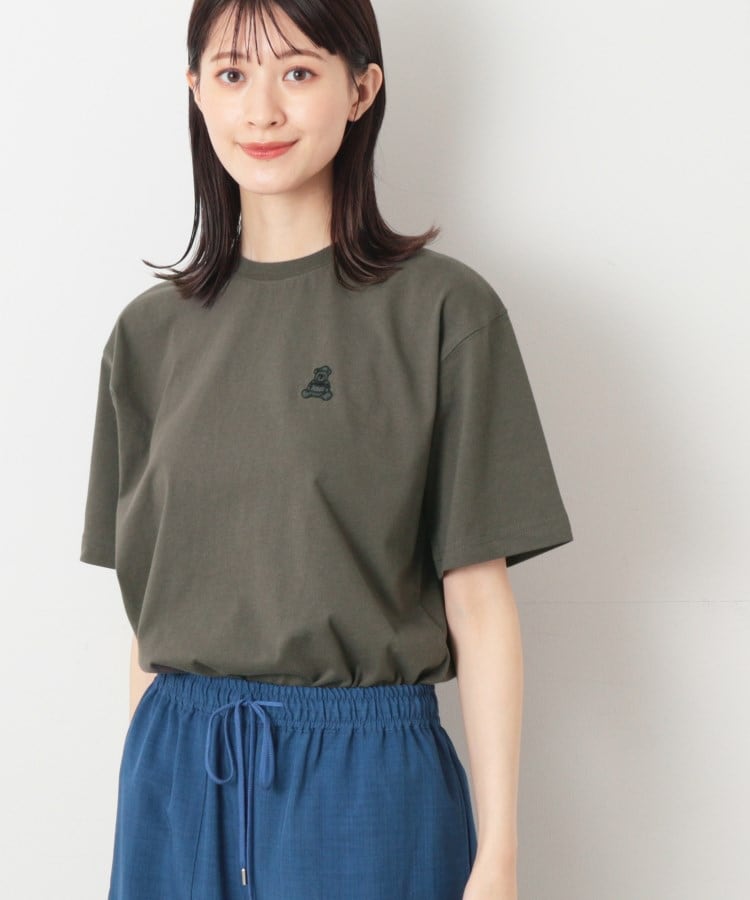 デッサン（ユニセックス）(Dessin(UNISEX))の【ユニセックス・洗える】ベアワンポイントTシャツ2
