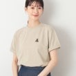 デッサン（ユニセックス）(Dessin(UNISEX))の【ユニセックス・洗える】ベアワンポイントTシャツ グレージュ(050)