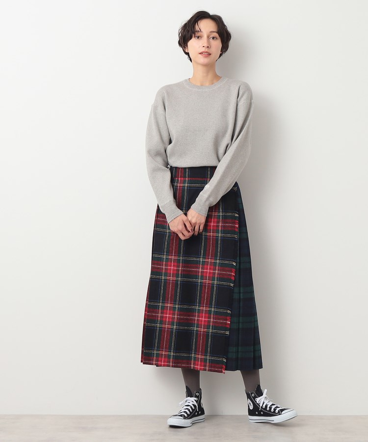 デッサン（ユニセックス）(Dessin(UNISEX))の【ユニセックス・洗える】コットンカシミヤケーブルニット3