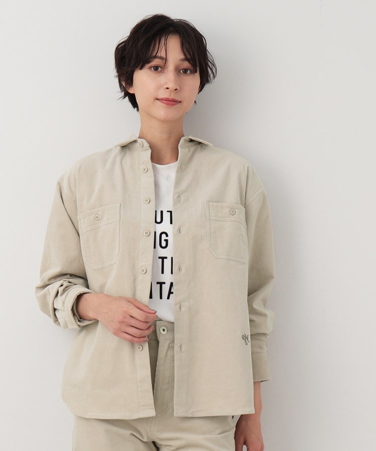ユニセックス】コーデュロイシャツ(シャツ・ブラウス ユニセックス】コーデュロイシャツ(シャツ・ブラウス