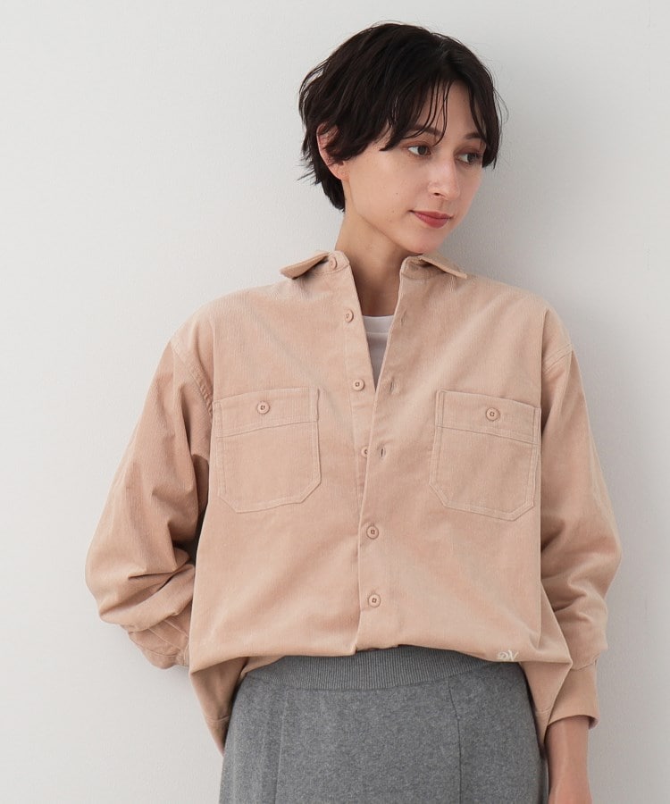 ユニセックス】コーデュロイシャツ(シャツ・ブラウス ユニセックス】コーデュロイシャツ(シャツ・ブラウス