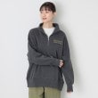 デッサン（ユニセックス）(Dessin(UNISEX))の【ユニセックス・洗える】ハーフジップスウェット チャコールグレー(014)