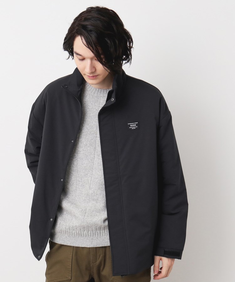 デッサン（ユニセックス）(Dessin(UNISEX))の【ユニセックス・撥水素材】中綿ブルゾン ブラック(019)