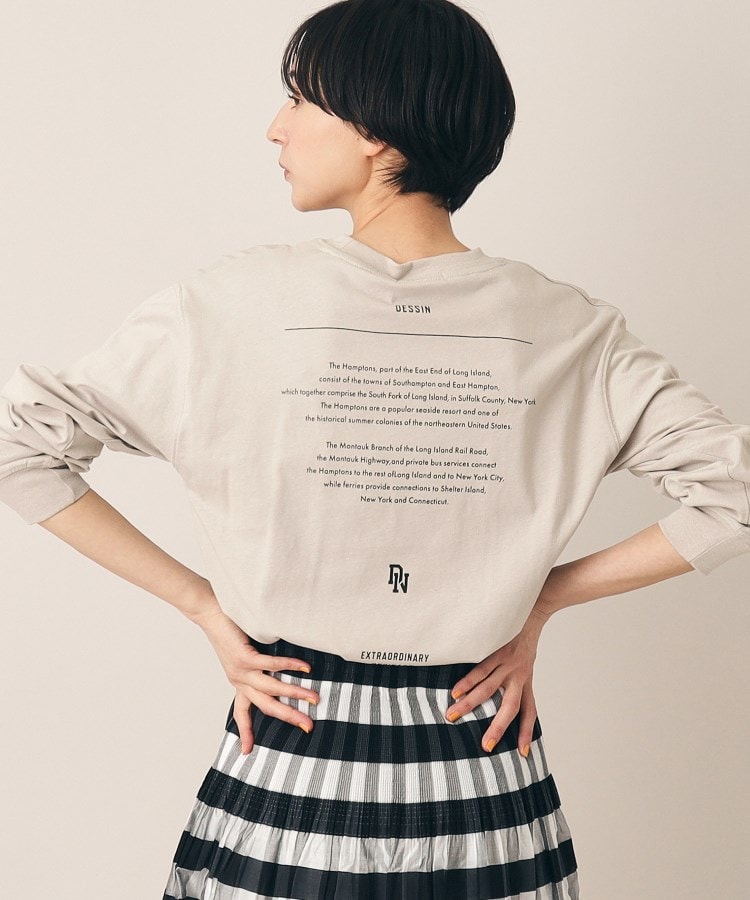 ユニセックス】バックプリントロングスリーブTシャツ ユニセックス】バックプリントロングスリーブTシャツ