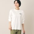 デッサン（ユニセックス）(Dessin(UNISEX))の【ユニセックス】バックプリントロングスリーブTシャツ ホワイト(001)