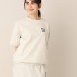 デッサン（ユニセックス）(Dessin(UNISEX))の【ユニセックス・洗える】ロゴ刺繍Tシャツ ライトベージュ(051)