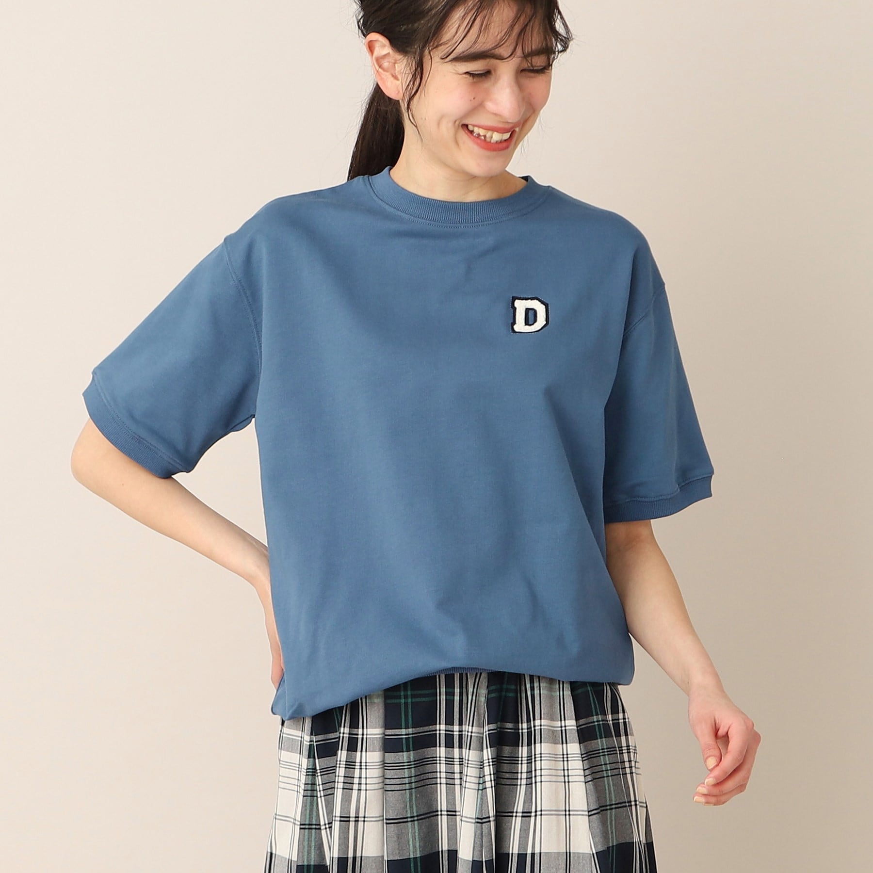 デッサン（ユニセックス）(Dessin(UNISEX))の【ユニセックス・洗える】ロゴ刺繍Tシャツ9