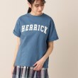 デッサン（ユニセックス）(Dessin(UNISEX))の【ユニセックス・洗える】ロゴ刺繍Tシャツ ブルー(092)