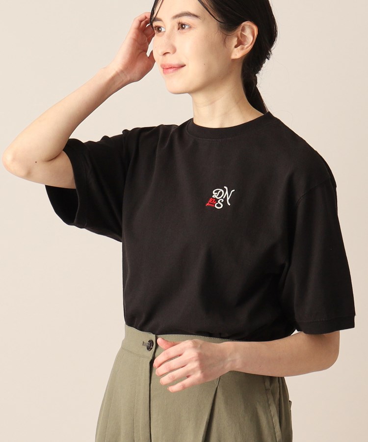 デッサン（ユニセックス）(Dessin(UNISEX))の【ユニセックス・洗える】10周年10カラーロゴTシャツ ブラック(019)