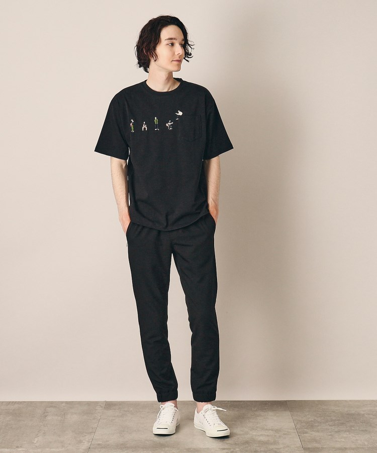 デッサン（ユニセックス）(Dessin(UNISEX))の【ユニセックス】ピープル刺繍Tシャツ6