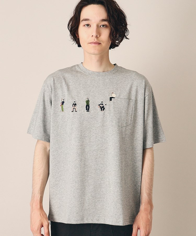 デッサン（ユニセックス）(Dessin(UNISEX))の【ユニセックス】ピープル刺繍Tシャツ13