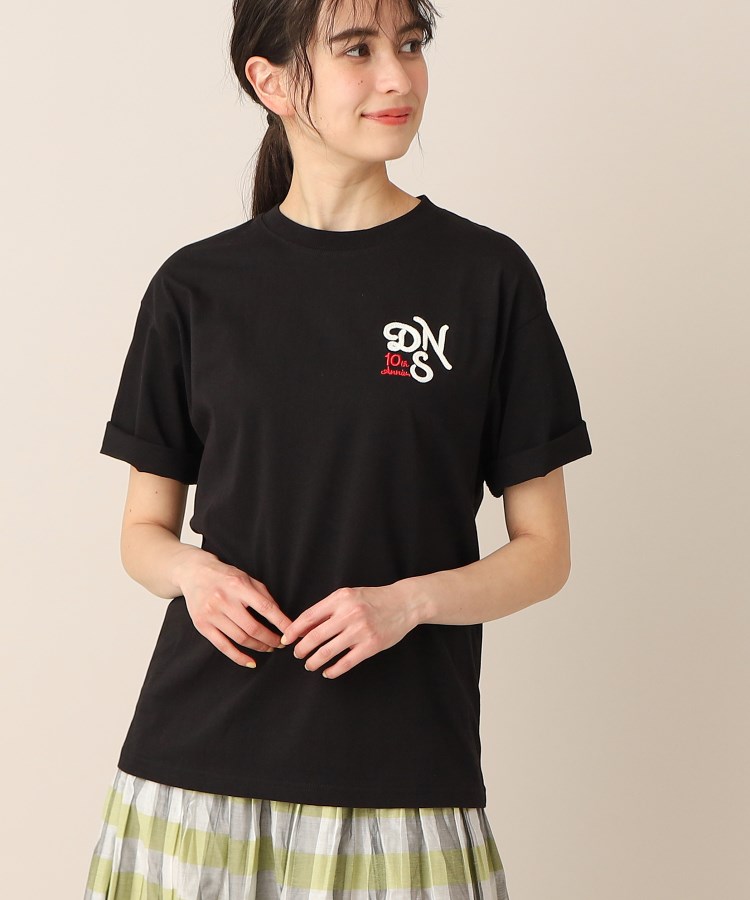 デッサン（ユニセックス）(Dessin(UNISEX))の【ユニセックス・洗える】ワンポイントロゴTシャツ ブラック(019)